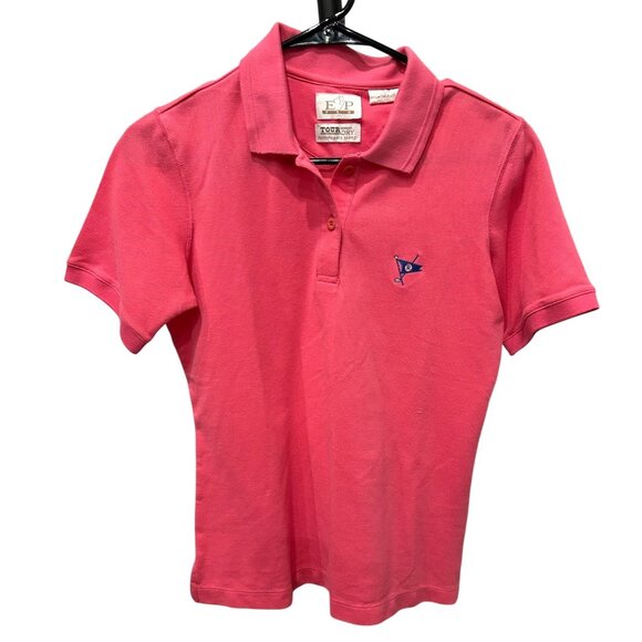E.P. Pro NEW Womens Tour Dry Performance Polo Shirt Pink Sz Small - Picture 1 of 10